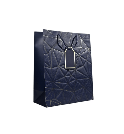 Подаръчна торбичка Leather тъмно синьо