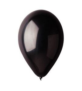 Балони металик черни - 28см.