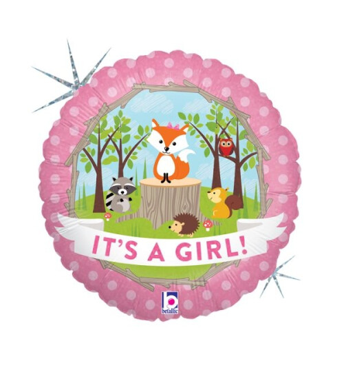 Балон It’s a girl горски животни