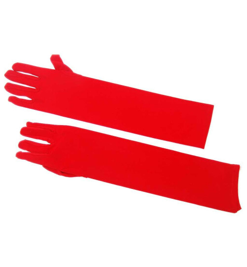 Театрални ръкавици червени