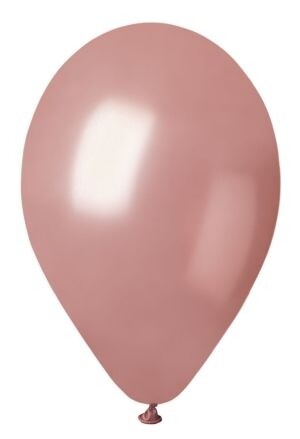 Балони металик розово злато - 28см.