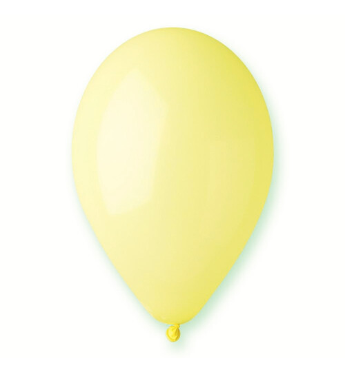 Балони пастел бебешко жълто