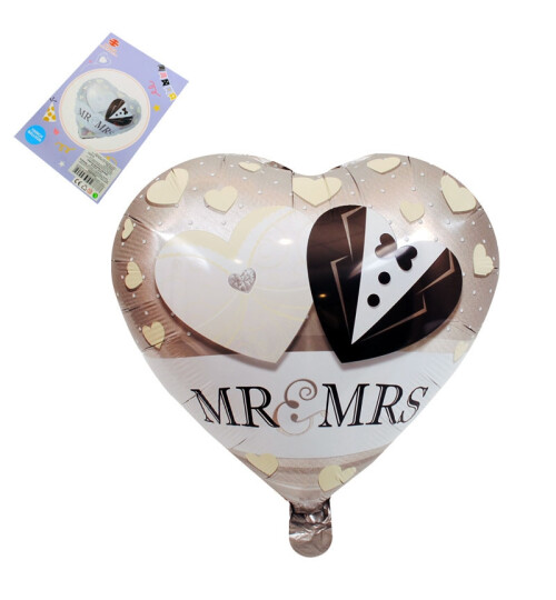 Балон сърце MR & MRS