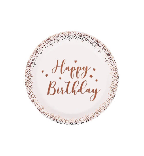 Парти чинии Happy Birthday