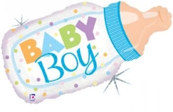 Балон Бебешко шише - Baby Boy