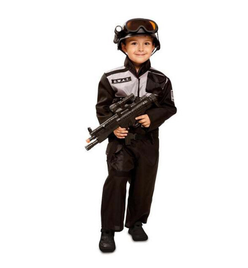 Детски костюм My Other Me Специални части (SWAT), Черен, 1-2 години