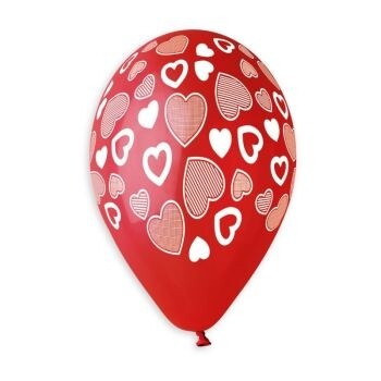 Балони с печат сърца