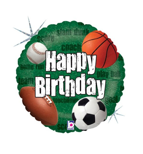 Балон Happy Birthday спорт