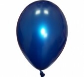 Балони металик сини - 28см.