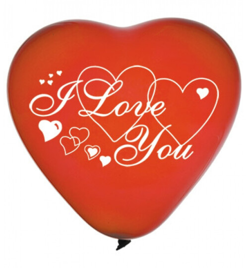 Балон сърце - I Love You