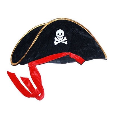 Карнавална пиратска шапка капитан 