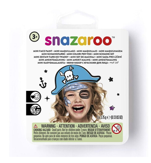Комплект бои за лице - 3 цвята Пират