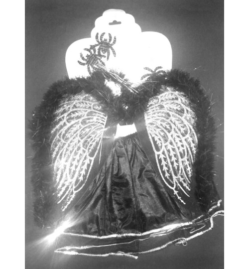 Карнавален комплект - черен ангел