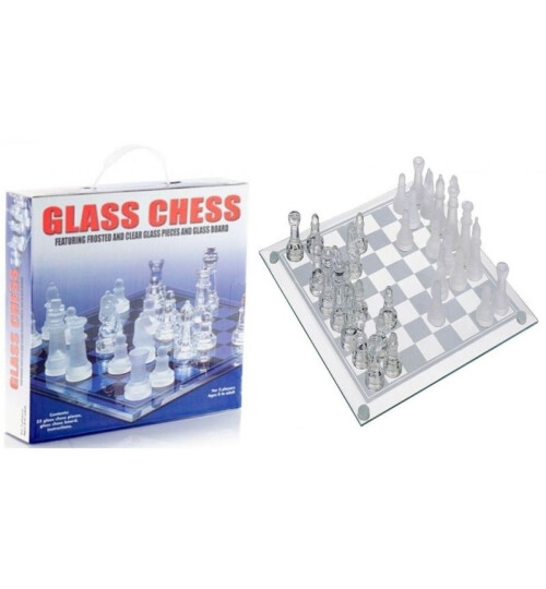 Луксозен стъклен шах