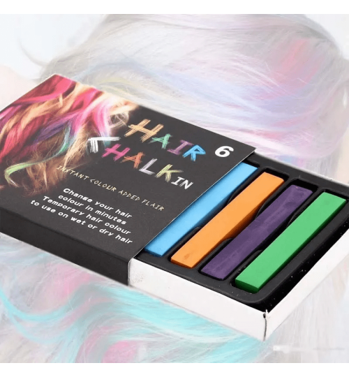 Цветни тебешири за коса
