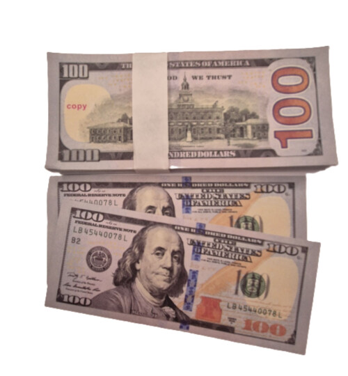 Реквизитни банкноти 100$