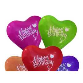Балони сърце - Happy Birthday