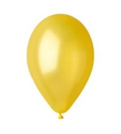 Балони металик жълти - 28см.