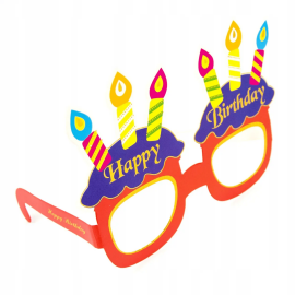 Парти очила Happy Birthday картон