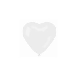 Парти балони сърце - бели