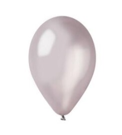 Балони металик  сребърни - 28см.