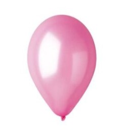 Балони металик розови - 28см.