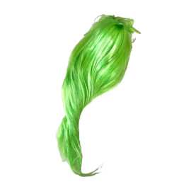 Перука дълга зелена