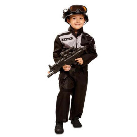 Детски костюм My Other Me Специални части (SWAT), Черен, 1-2 години