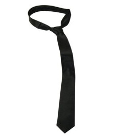 Сатенена вратовръзка - черна