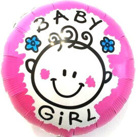 Фолиев балон за бебе Baby Girl