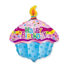 Балон Happy Birthday  мъфин