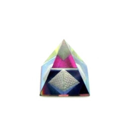 Стъклена пирамида двойна - малка