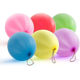 Балони с ластик пънч