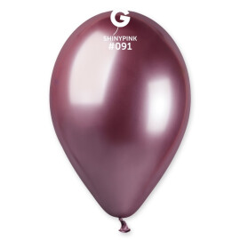 Балони хром 33см. - розови #091 - GB120